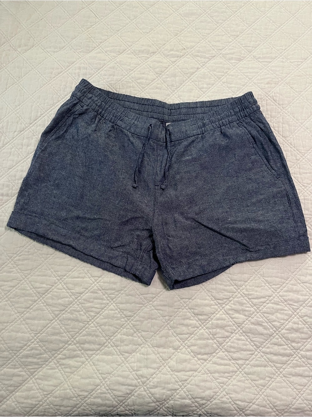 Linen Casual Drawstring Shorts